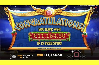 11K Gates of Olympus Xmas Win