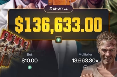 136K Blood Diamond Win at Shuffle