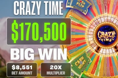 170K Crazy Time Big Win at Yeet