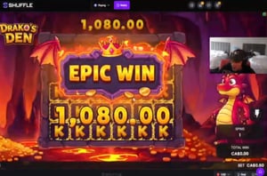 1800x Shuffle Slot Win