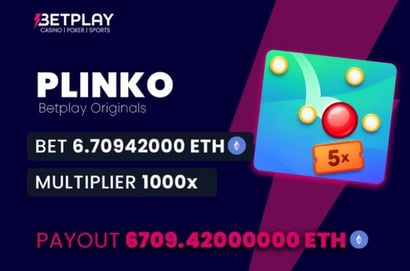 18K Betplay Plinko Max Win