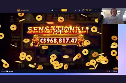 1M 5 Lions Big Win At Roobet