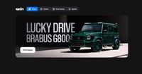 1win Lucky Drive - Win a Mercedes Brabus G800