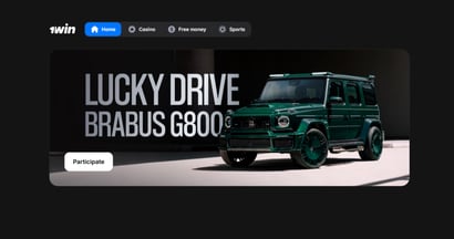 1win Lucky Drive - Win a Mercedes Brabus G800