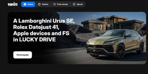 1win Lucky Drive Lamborghini Urus SE