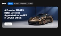 1win Lucky Drive Win a Porsche 911 GT3