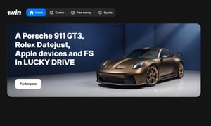 1win Lucky Drive Win a Porsche 911 GT3