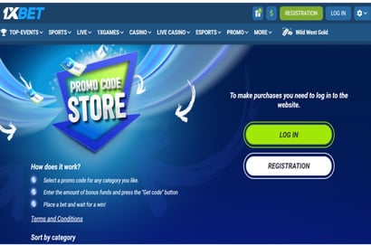 1xBet Promo Code Store