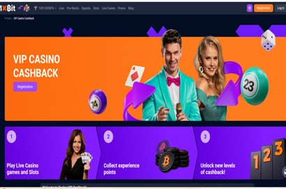 1xBit Casino Cashback