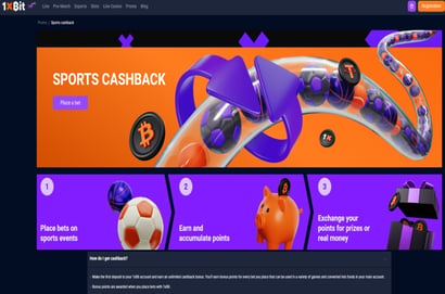 1xBit Sportsbook Betting