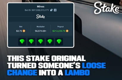 212K Stake Mines Win