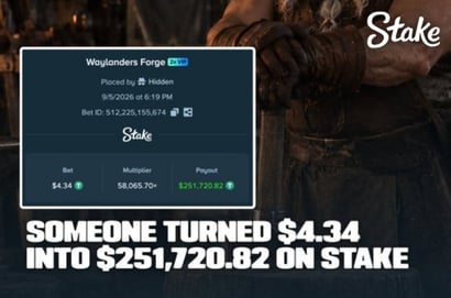 250K Stake Slot Win