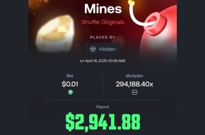 294K Shuffle Mines Multiplier