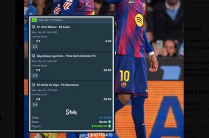 4,176 Soccer Accumulator Win