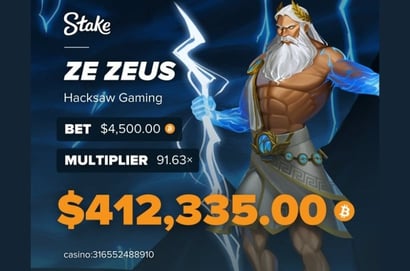 412K Hacksaw Gaming Big Win Stake