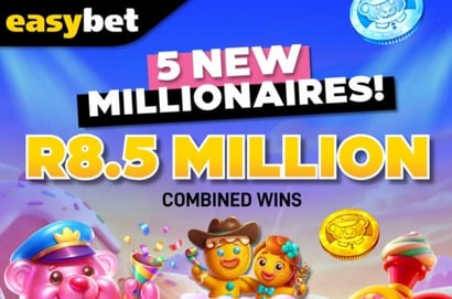 5 New Millionaires at Easybet