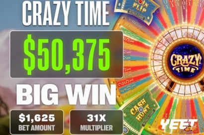 50K Crazy Time Win
