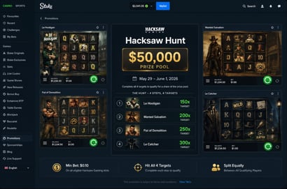 $50K Hacksaw Hunt