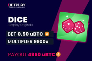 5K Betplay Dice Win
