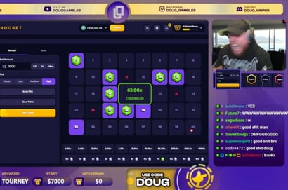63K Roobet Keno Win