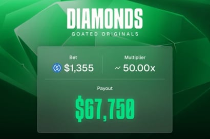 67K Goated Diamonds Win