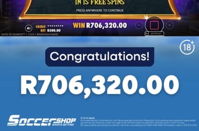 706K Win at SoccerShop