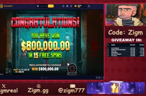 800 to 800K at Roobet