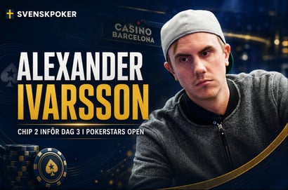 Alexander Ivarsson PokerStars Open Barcelona