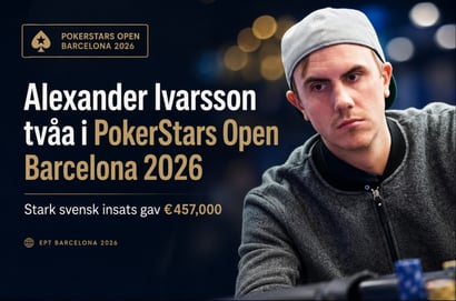 Alexander Ivarsson Pokerstars Open tvåa