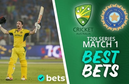 Australia vs India 1st T20I Tips - Fireworks on early with Head and Sharma amongst the runs