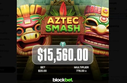 Aztec Smash Big Win at BlockBet