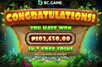BCGame 103K Sticky Bees Big Win