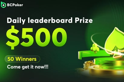 BCPoker Daily Leaderboard
