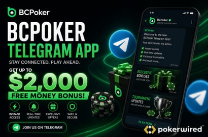 BCPoker Telegram App Bonus