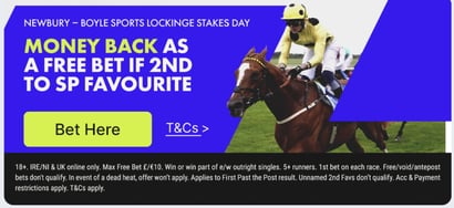 BOYLE Sports Money Back at Newbury
