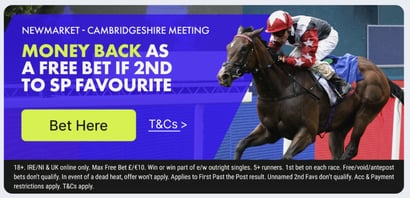 BOYLE Sports Money Back at Newmarket for the Cambridgeshire Meeting
