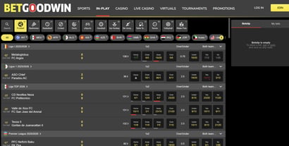 BetGoodwin Live In Play Betting