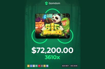 Big Bamboo Push Gaming Big Win Gamdom