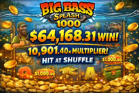 Big Bass Splash 1000 big win