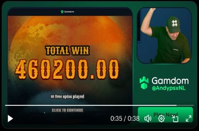 Big Win at Gamdom