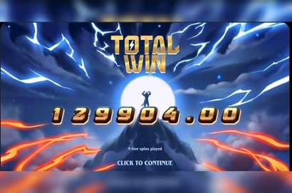 Big Win on Eternal Duel Slot