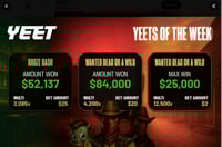Big wins at Yeet Casino