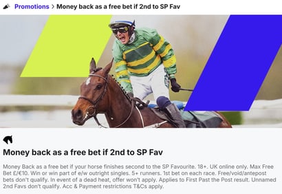 BoyleSports Money Back Special Page