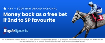 BoyleSports Offer - Money back if 2nd to the SP Fav during the 2025 Scottish Grand National meeting