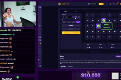Cabrzy 815K Roobet Keno Win