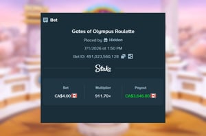 Canadian Gates Roulette Win