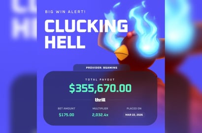 Clucking Hell Big Win at Thrill