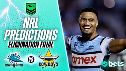 Cronulla Sharks vs North Queensland Cowboys NRL Finals Tips & Prediction - Points galore in sudden-death shootout