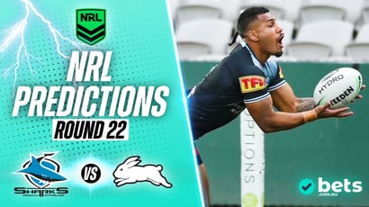 Cronulla Sharks vs South Sydney Rabbitohs NRL Round 22 Tips
