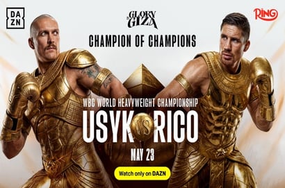 DAZN Oleksandr Usyk Rico Verhoeven Live Stream